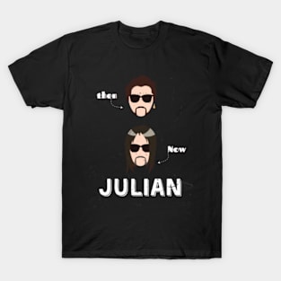 Julian Then & Now Design T-Shirt